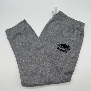 Roots Gray Jogger Sweatpants Men’s XL Cotton Blend -used
